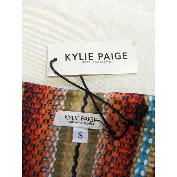 NWT Kylie Paige Strapless Hi Low Mermaid Boho Dress Multicolor Ruched Small $85 - Picture 5 of 9